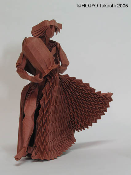 Origami Masterpieces: Hojyo Takashi is a master of anthropomorphic paper sculpture. - Origami, , Anthropomorphism, Hello reading tags, Longpost