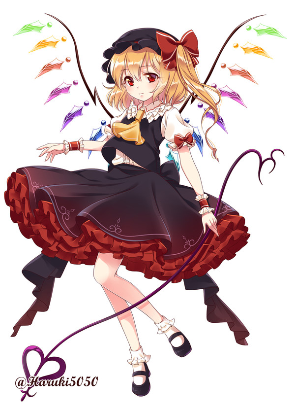 Flandre Scarlet Flandre Scarlet, Touhou, Anime Art, 