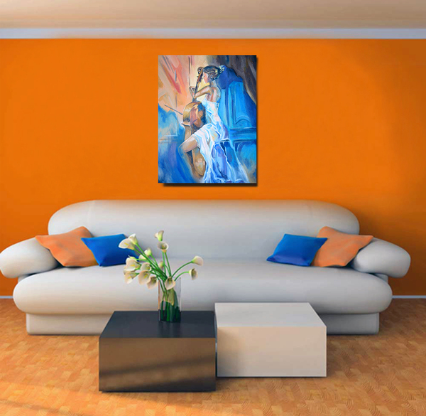 Paintings in the interior - My, Art, Painting, Oil painting, Painting, Interior, Artist, Butter, Longpost