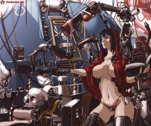 Erotica by the Adeptus Mechanicus. Fap fap =) - NSFW, Warhammer, Warhammer 40k, Adeptus Mechanicus, Techpriest, Technogretz-Tian