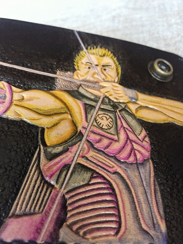 PURSE FOR ARCHER - My, Leather products, , Wallet, Presents, Leather, Hawkeye, Archers, Longpost