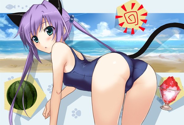 Cute swimsuit) - NSFW, Swimsuit, Anime