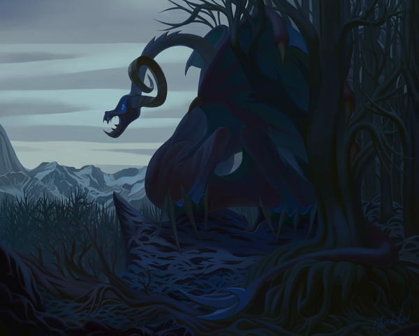 Наконец доделал дракончика