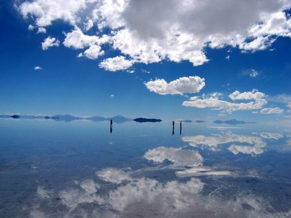 Lake Uyuni - the place where the earth touches the sky - Lake, Heaven and earth, beauty, Nature, Longpost