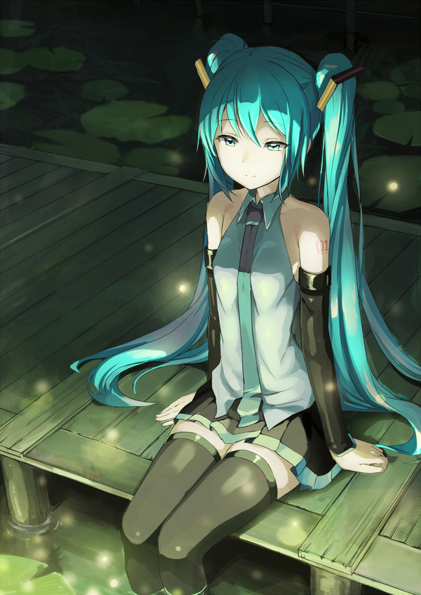  Hatsune Miku, Vocaloid, Anime Art, ,  