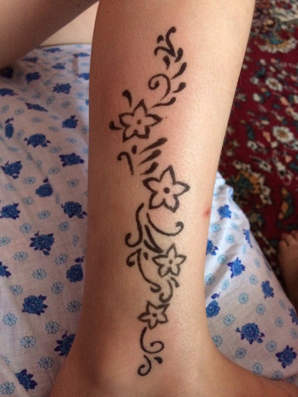 Henna drawing - My, Drawing, , Mehendi