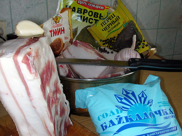 Let's start salting the main product! - My, The photo, Food, Salo, Salting, Yummy, Useful