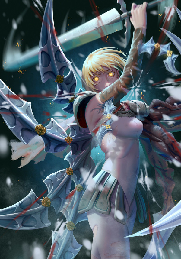 Clare - Anime art, Anime, Clare, Whoareuu, Claymore