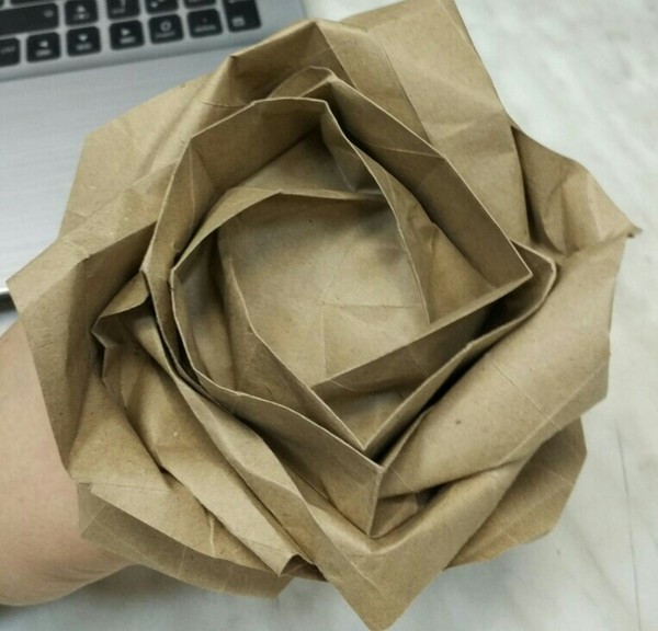 Kawasaki Rose. - My, Origami, the Rose, , Flowers