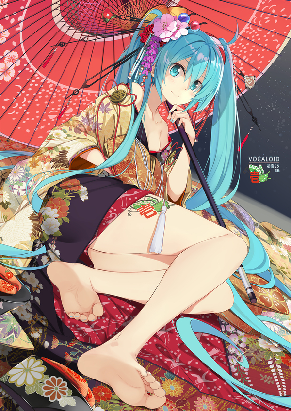 Oiran Miku - Hatsune Miku, Anime, Anime art, Vocaloid