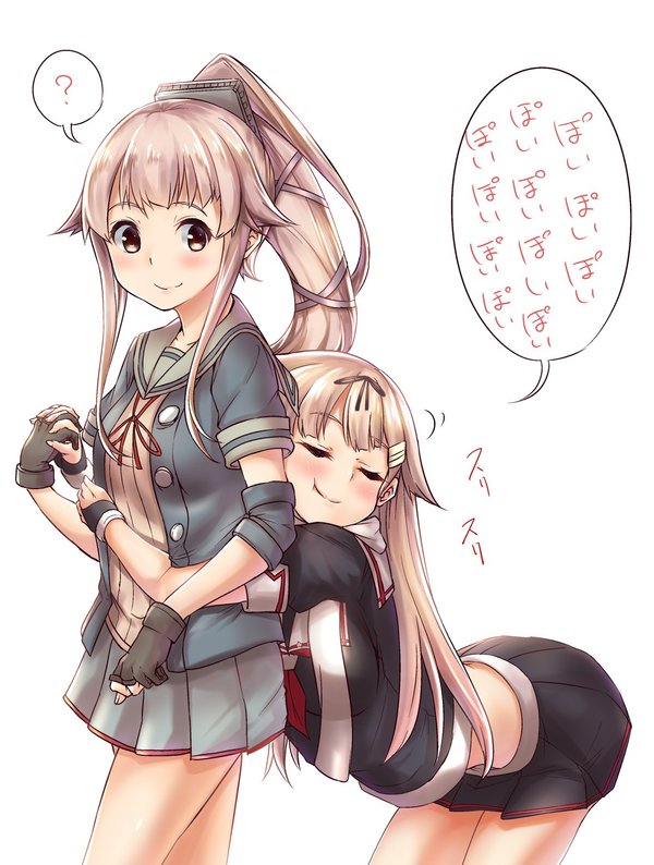 Poi-poi-poi - Kantai collection, Yuudachi, Yura, Poi, Anime, Anime art