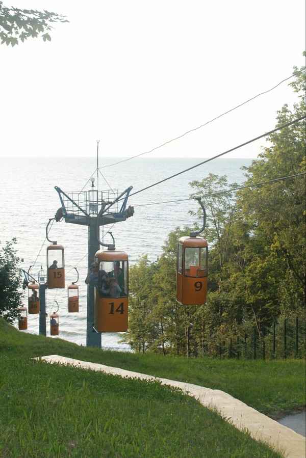 Funicular in Svetlogorsk - Svetlogorsk, My, The photo, Funicular