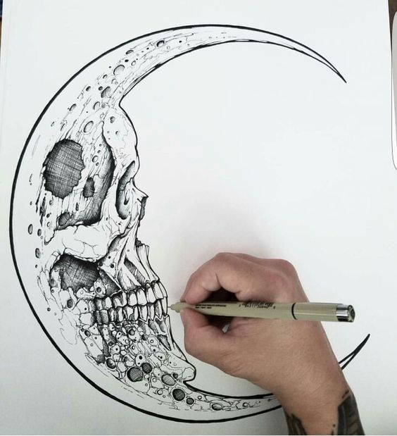 Entertaining anatomy (a selection of sketches) - Tattoo, Longpost, Sketch, Skeleton, Anatomy, Not mine, Tattoo Lovers League