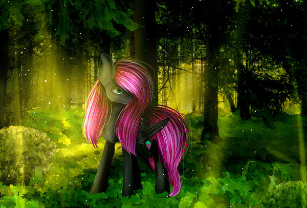 В лесу My Little Pony, Original Character, Ponyart