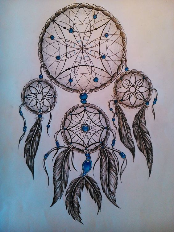 Compilation: dream catcher - Tattoo, Tattoo Lovers League, Longpost, Dreamcatcher, Sketch, Not mine