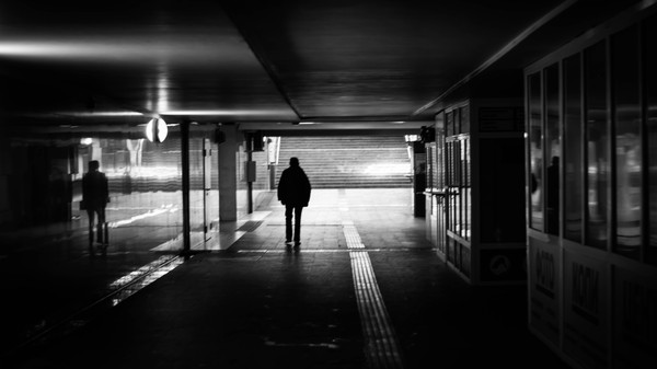 In black and white - My, Nikon, Nikon d3300, 50mm, Kazan, Black and white, Loneliness