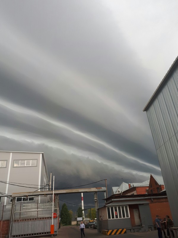 Утро в городе.