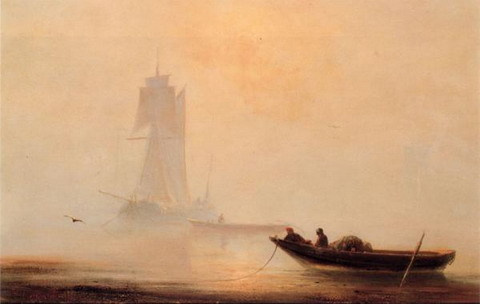 Today is the 200th anniversary of the birth of I. Aivazovsky - Aivazovsky, Sea, Art, , Landscape, Longpost