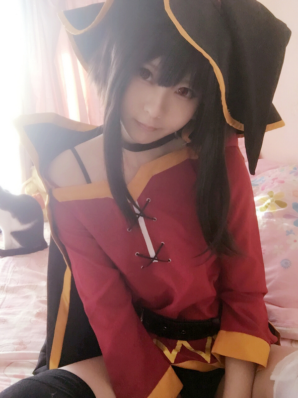 Megumin - NSFW, Megumin, Konosuba, Косплей, Аниме, Длиннопост