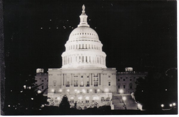 Washington carousel - The White house, UFO, The photo, Washington