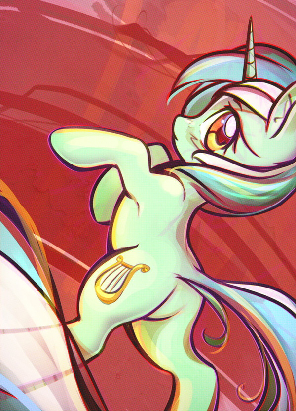 Lyra Heartstrings My Little Pony, Ponyart, Lyra Heartstrings, Mirroredsea