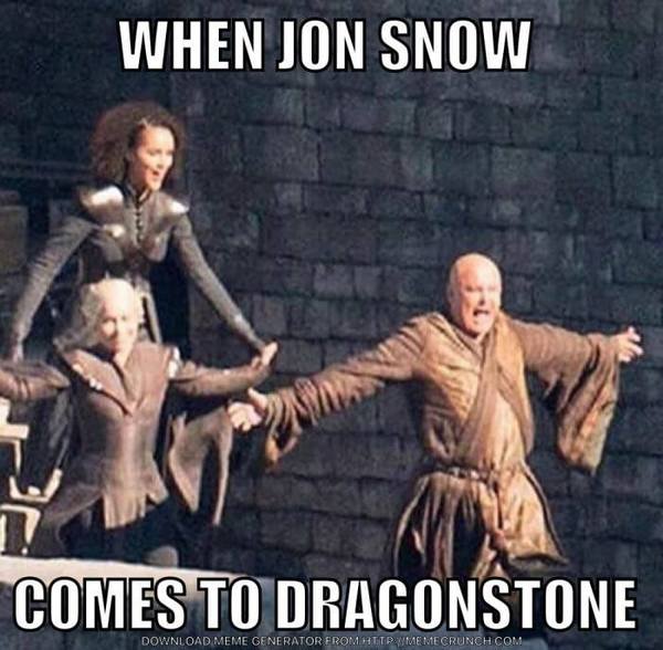 When Jon Snow arrived at Dragonstone - Game of Thrones, Game of Thrones Season 7, Spoiler, Daenerys Targaryen, Missandei, Varys, Happiness