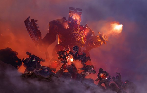 Demon Machine Kitan - Warhammer 40k, Chaos, Khorne, , Wh Art