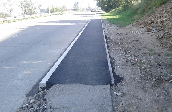 Repaired - My, Russian roads, Road repair