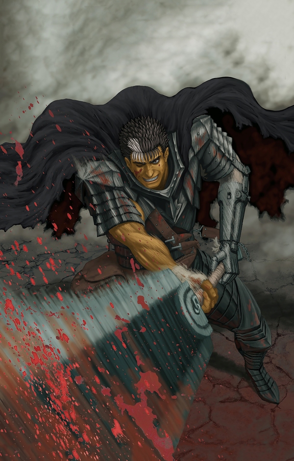 Berserk - Берсерк, Guts, Anime Art, Аниме, Kentaro miura, Кэнтаро Миура