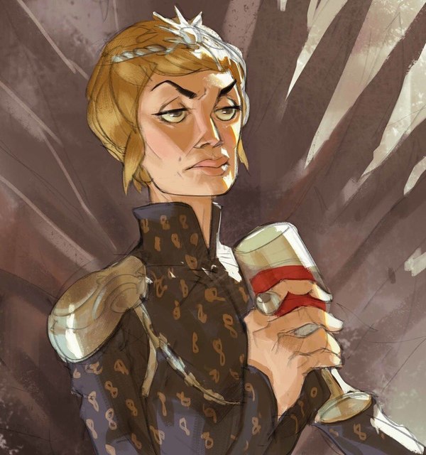 Just art of IP characters. - Game of Thrones, Art, Longpost