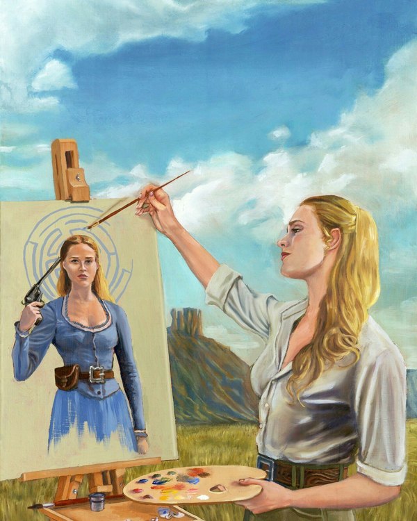 Art with Dolores. - Art, Longpost, , World of the wild west