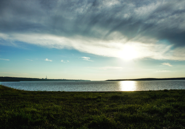 When you return home by a non-standard route (08/02/2017) - My, Sony nex5, The photo, Volga river, Sunset, My