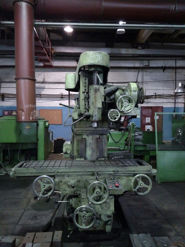 When there was no CNC! Arc milling machine. - My, Work, Milling machine, Retrotechnics, Video, Longpost