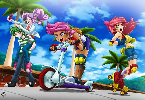 FM: Recreational afternoon - My little pony, Spike, Sweetie belle, Scootaloo, Applebloom, Humanization, Mauroz