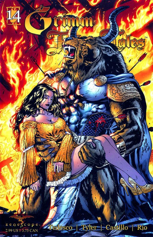 Grimm Fairy Tales Comic Issue #13: Beauty and the Beast Part 2 - Longpost, The beauty and the Beast, Fairy tales in a new way, Graphic novels, Grimm Fairy Tales, Comics, Story