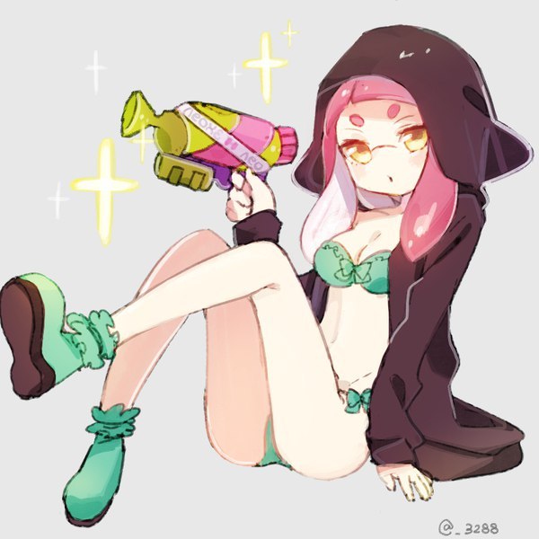 Чего это ты на меня так смотришь? - NSFW, Splatoon, Woomy, Инклинги, Арт