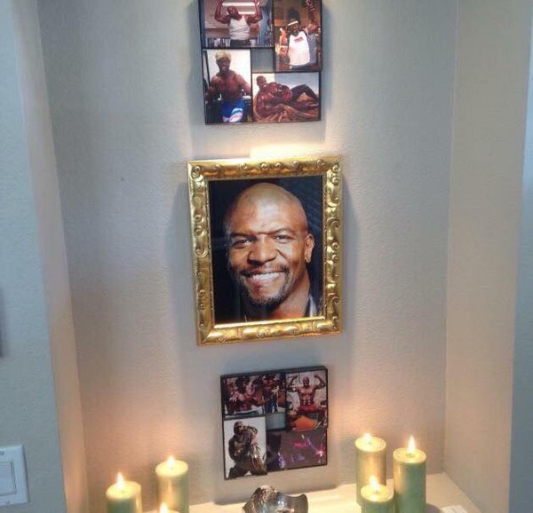 When you have your own religion - Terry Crews, Altar, Living god