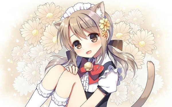 Anime art - Nekochan, Неко, Anime Art, Горничная