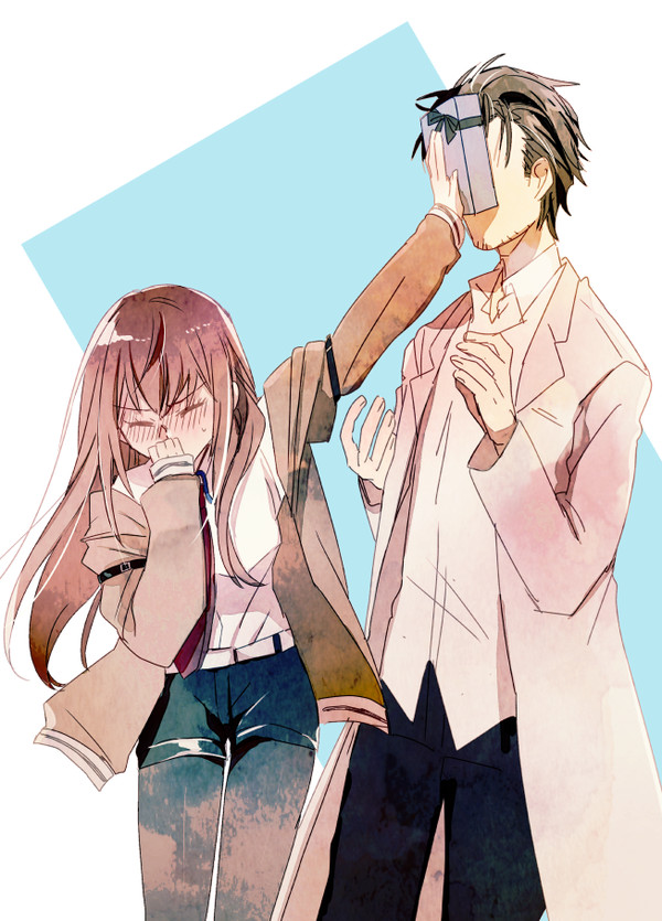 ---     ...   ... ! Steins Gate, ,  ,  , Okabe Rintaro, Kurisu Makise