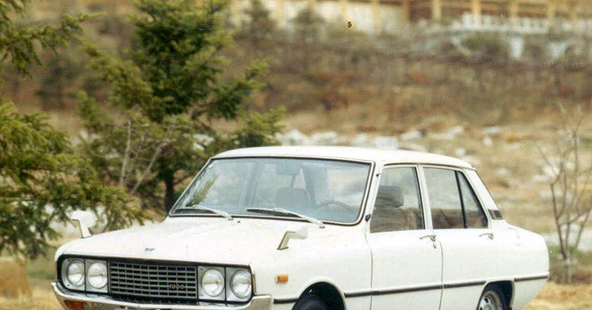 Kia sedan Brisa 1974 года