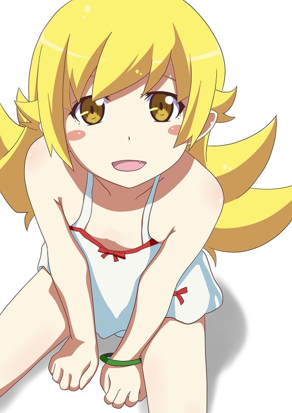 А дирли, дирли, дирли дам... - Аниме, Anime Art, Shinobu Oshino, Арт, Monogatari series, Длиннопост