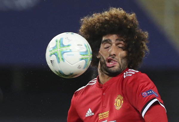 The successful frame of the football player Manchester United Marouane Fellaini gave rise to many fotozhab. - Fotozhaba, Football, Marouane Fellaini