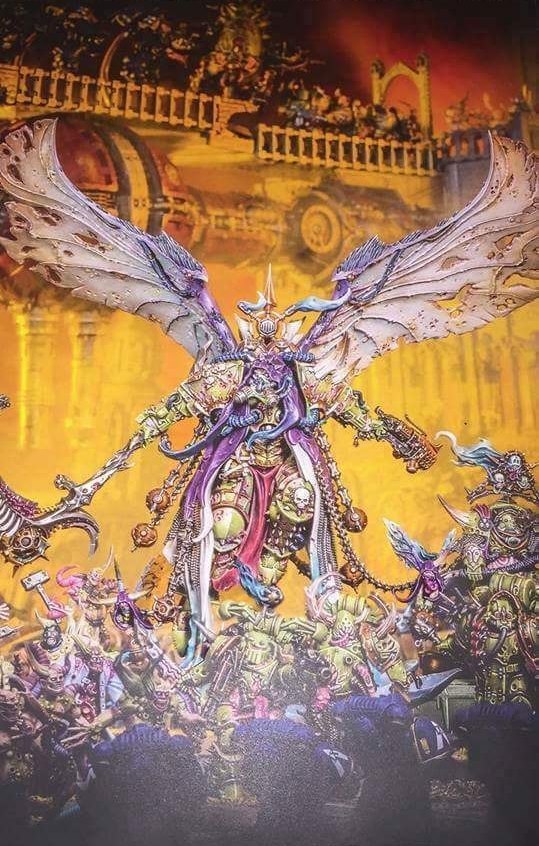 Model of Mortarion - the plague lord of the Death Guard - Warhammer 40k, Wh News, Wh miniatures, Death guard, Longpost, Wh Art