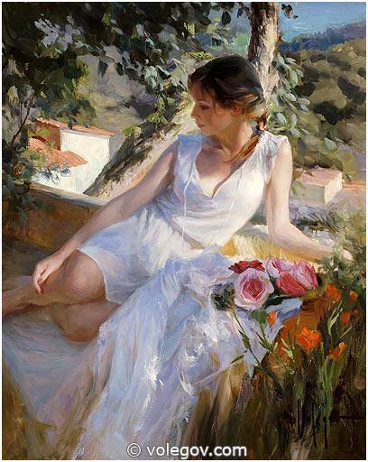 Vladimir Volegov - Painting, Drawing, Girls, Artist, Vladimir Volegov, Longpost