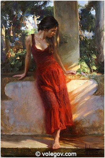 Vladimir Volegov - Art, Painting, Artist, Longpost, Art, Vladimir Volegov, Beautiful girl