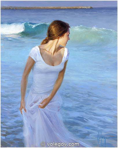 Vladimir Volegov - Art, Painting, Artist, Longpost, Art, Vladimir Volegov, Beautiful girl