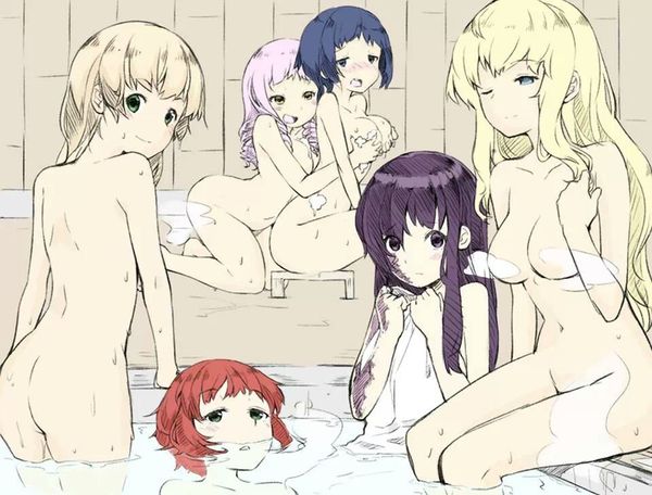 Кто-нибудь, помогите Мише! - NSFW, Katawa Shoujo, Визуальная новелла, Рисунок, Rin Tezuka, Shiina Mikado, Emi Ibarazaki, Hanako ikezawa, Lilly Satou