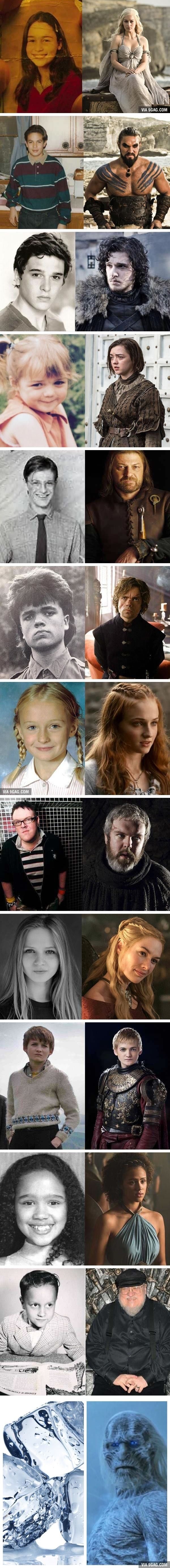 Heroes of Game of Thrones in childhood - Game of Thrones, Actors and actresses, George Martin, Longpost