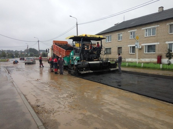 When deadlines are pressed - Asphalt, Road, Utility services, Republic of Belarus, Deep