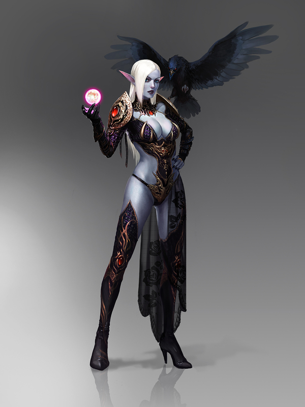 Dark Elf - Art, Images, Fantasy, Dark Elf, Drow, Elves